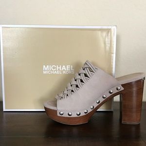 Michael Kors Westley Suede Mule Only Worn Twice!
